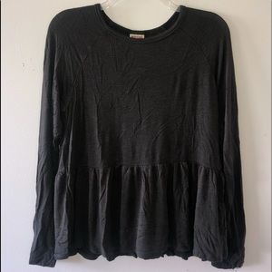 flowing long sleeve top